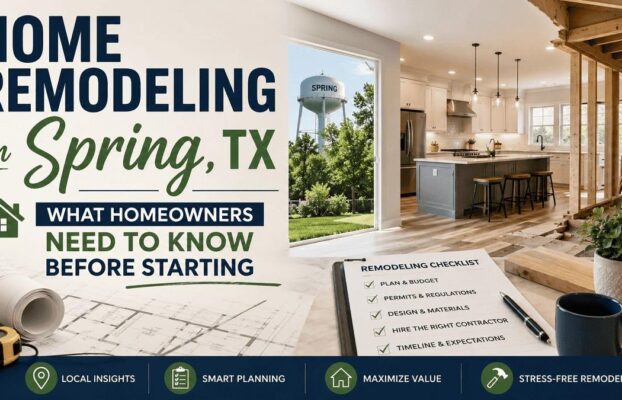 Home Remodeling in Spring, TX — What Homeowners Need to Know Before Starting