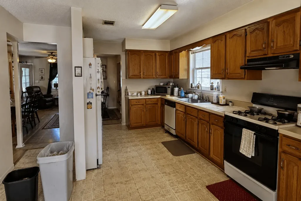 Kitchen Wall Removal before