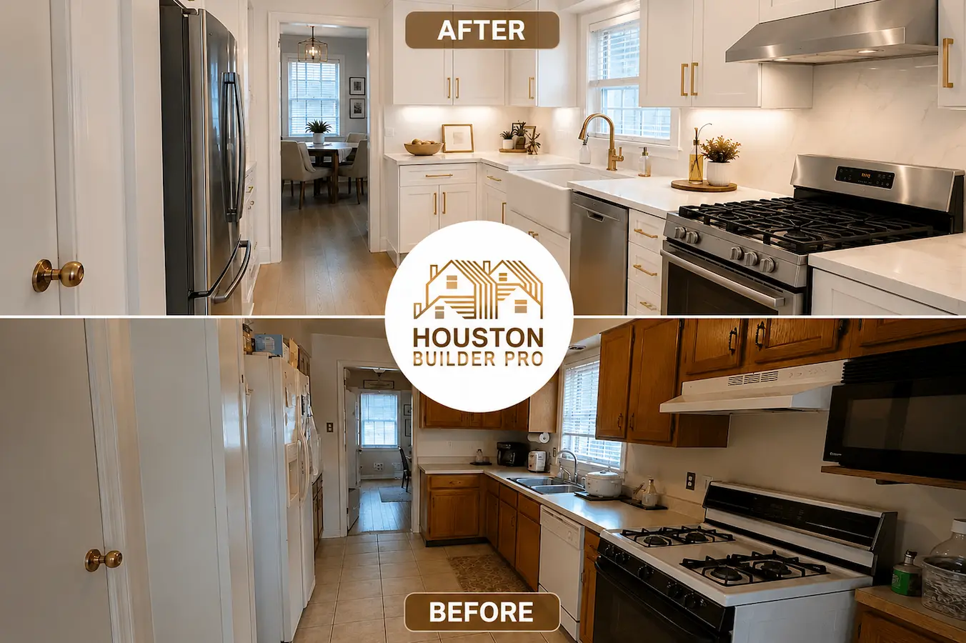 Modern Kitchen Design; Open Concept Kitchen Remodel in Houston, TX by Houston Builder Pro project photo 7