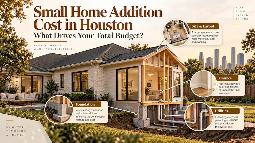 Small Home Addition Cost in Houston: What to Budget in 2026- 2027